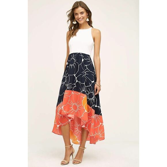 Anthropologie Dresses & Skirts - Anthropologie Hutch Peachy High Low Midi Dress